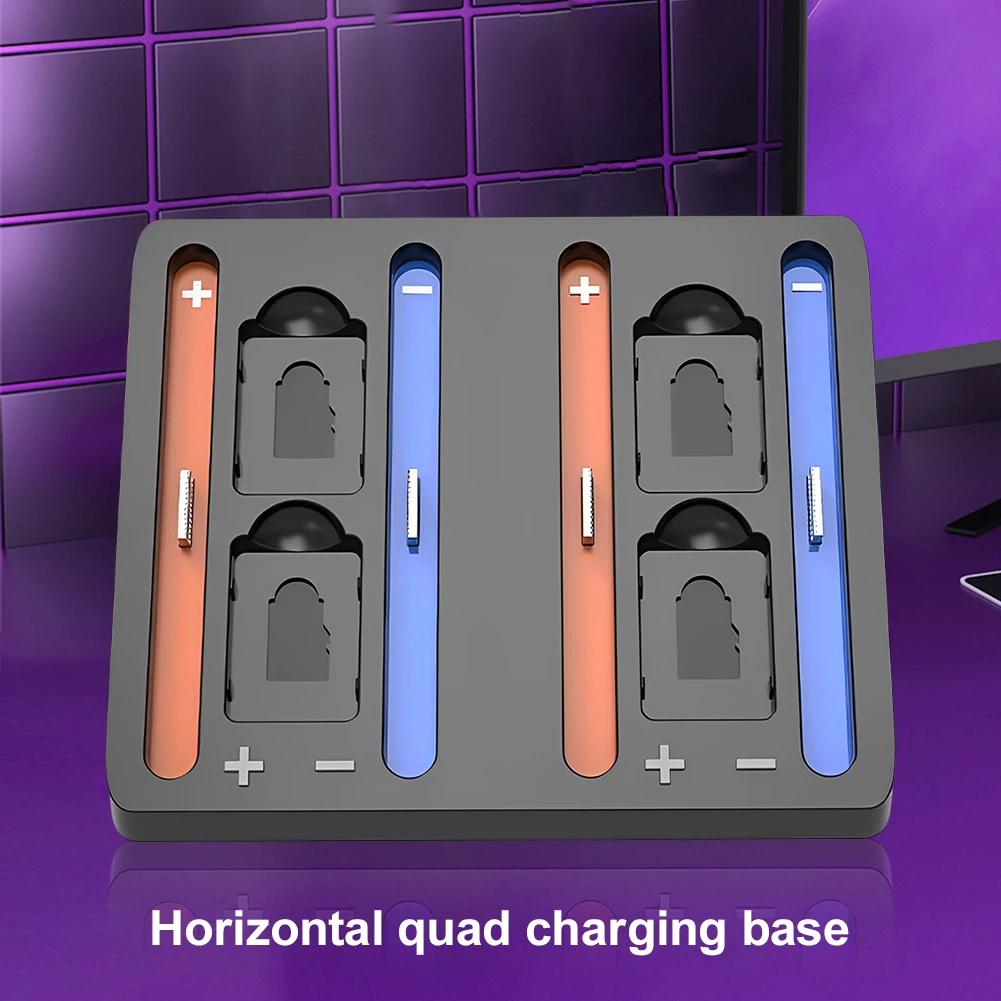 Oplaaddockstation voor Nintendo voor Switch 2 voor Joycon-controller met 4 gamekaartsleuven Oplader opladen tot 4 controllers