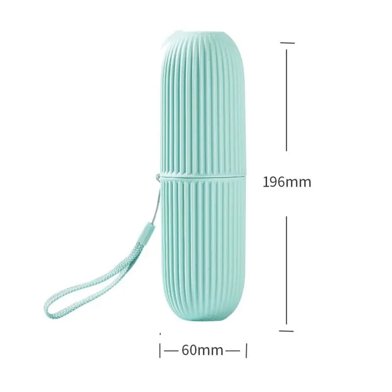 Taza de cepillo de dientes portátil de viaje, soporte de pasta de dientes para baño, caja de almacenamiento, taza de almacenamiento de artículos de tocador de viaje, nueva Idea