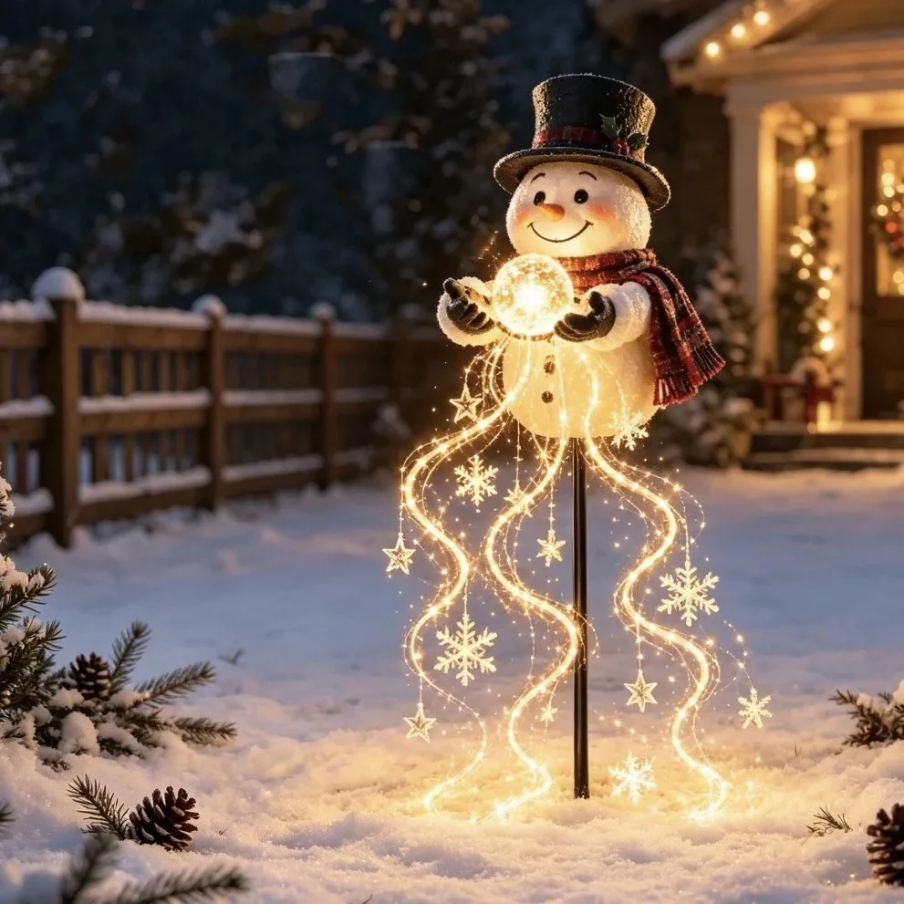 LED Snowman Magic Garden Lights 3