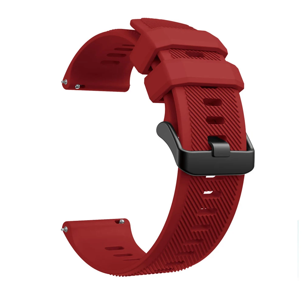 Bracelet de sport en silicone souple coloré, bracelet de musique, 22mm, Garmin Forerunner 255 265, Garmin Venu 3 2, Garmin Forerunner 745 965