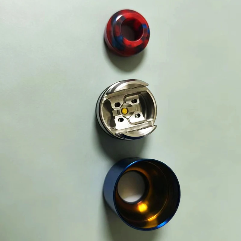 Recurve Dual Tank 24mm Dual Coil Chamber Oval Circulation Structure Anti-Condensation vs killing time Decorative Spare Part - view 4