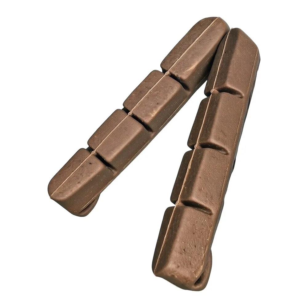 2 Pair Cork Brake Pads for Road Bikes C-Brake Type Compatible with For Carbon Rims Reduced Rim Abrasion and Noise