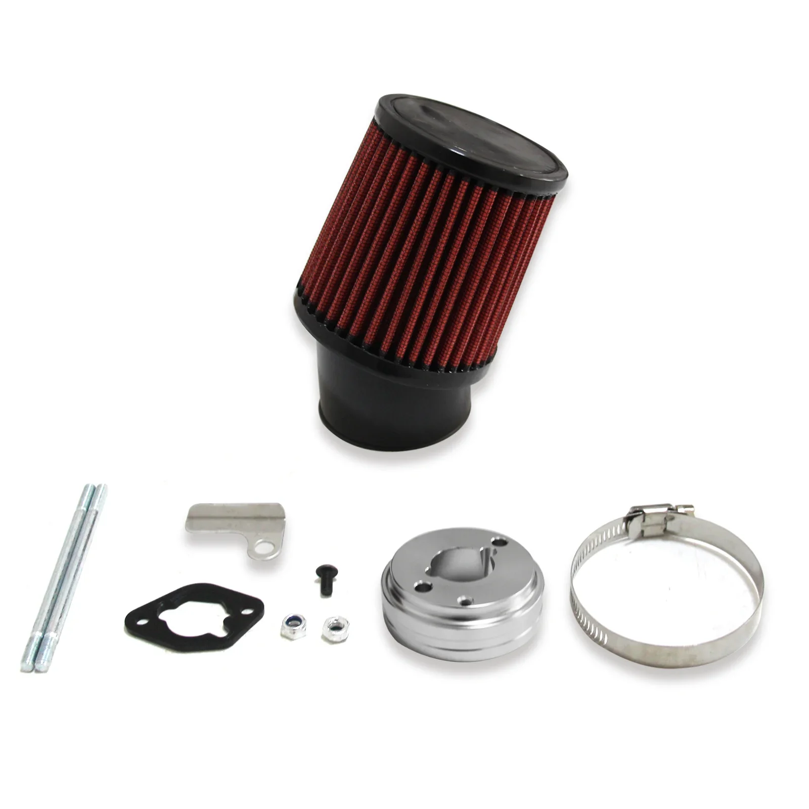 

High Performance Air Filter Intake Kit Go-Karts & Mini Bikes 6.5 Clone GX160 GX200 Go Kart Predator 212cc Engine