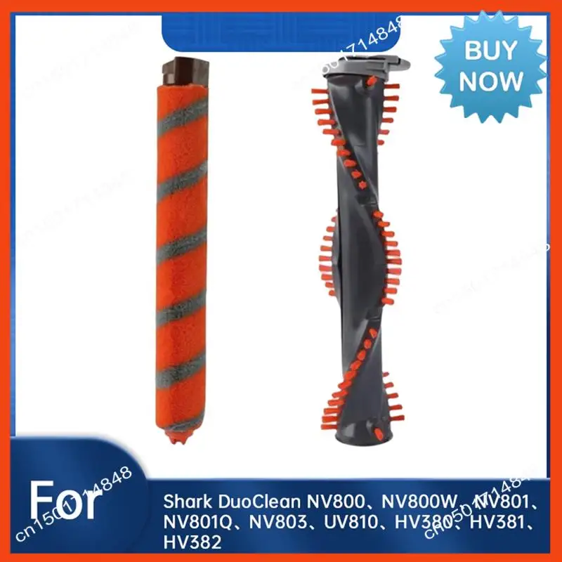 BISM 2 Pcs Brush Roll For Shark Duoclean NV800, NV800W, NV801, NV801Q, NV803, UV810, HV380, HV381, HV382 Vacuum Cleaner