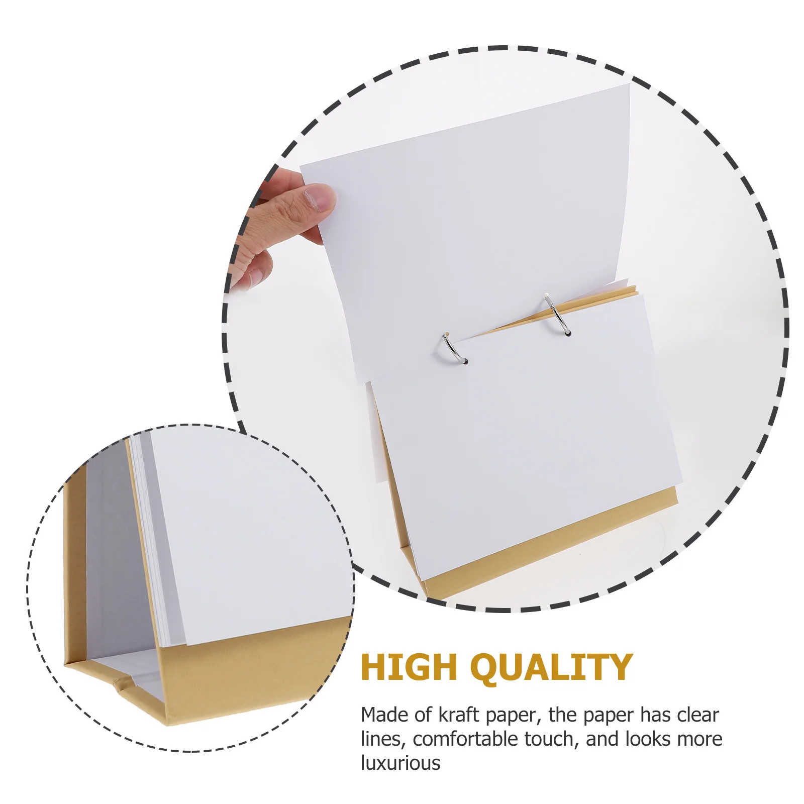 1 مجموعة التقويم صنع فارغة فضفاضة ورقة كتاب DIY بها بنفسك رسمت باليد أجندة مكتبية /رزنامة مكتبية دوامة دفتر القصاصات خربش كتاب #6