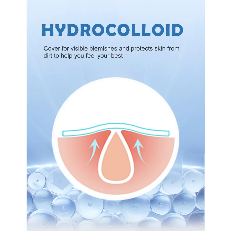 رقعة حب الشباب/البثور، رقع حب الشباب الغروانية المائية على شكل نجمة احترافية. تناسب عيوب مختلفة، ملصقات بقعة لطيفة غير مرئية ممتصة للزيت