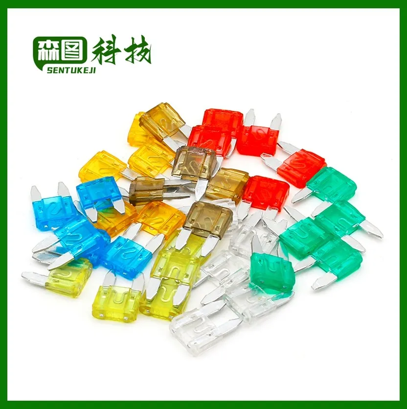 

35 шт. смешанный мини-плавкий предохранитель для автомобиля 5 7,5 10 15 20 25 30 А