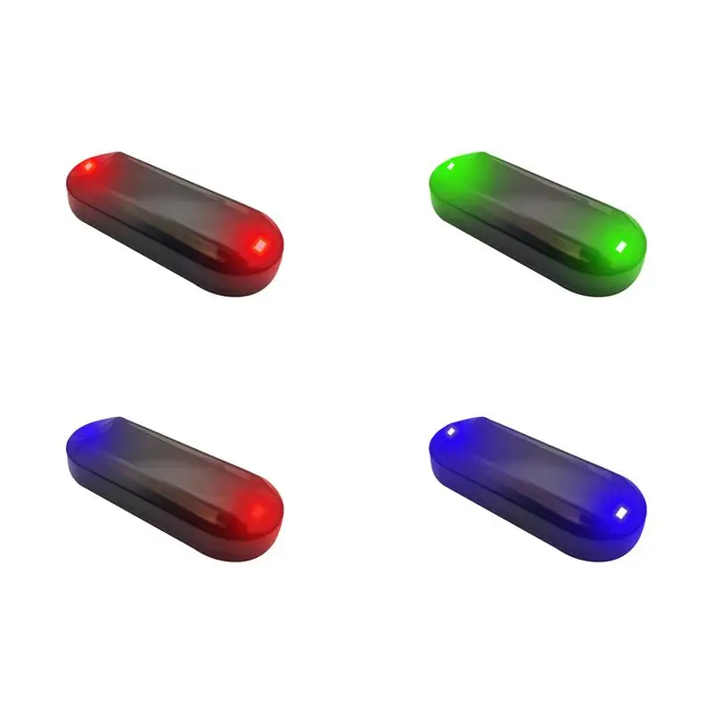 

Car Fake Security Light Solar Powered Simulated Alarm Wireless Warning Anti-Theft Caution Lamp LED Flashing Lights Tools