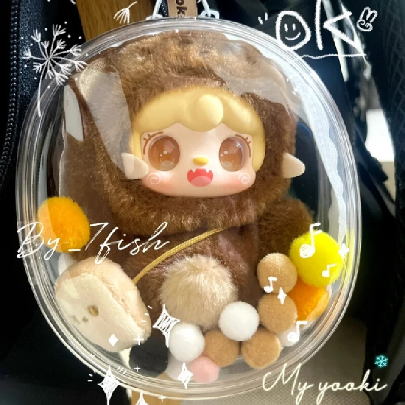 Original Yooki V4 Take A Bite Of Bear Serie Plüsch Blind Box Niedlicher kleiner Bär Plüsch Anhänger Puppentasche Dekoration Zubehör Geschenk