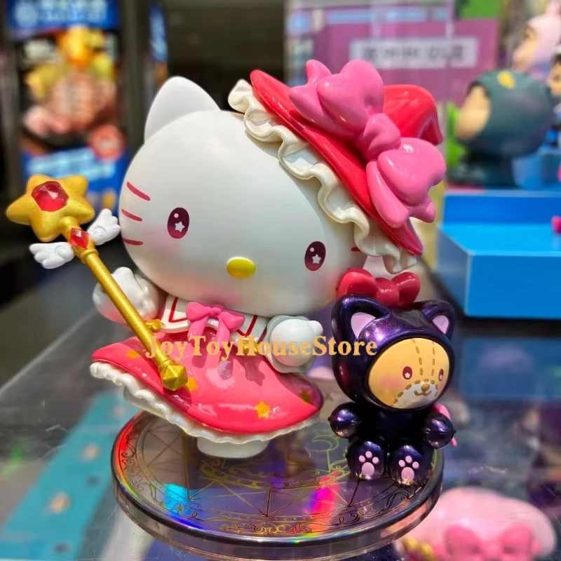 

New Family Starry Night Party Magician Blind Box Figure Trendy Toy Tabletop Model Ornament Kuromi Girl Gift In Stock