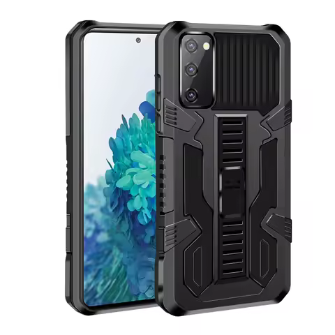 Shockproof Case For Samsung Galaxy S20 S21 S22 S23 FE Plus Note 10 20 Ultra A14 A24 A34 A54 Strong Anti-Fall Bracket Phone Cover