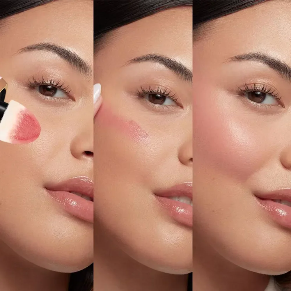 TVLV Water Light 6 Colours Velvet Liquid Blush Sponge Head Blusher Natural Lasting Brighten Facial Contour Blush Tint Makeup view 4
