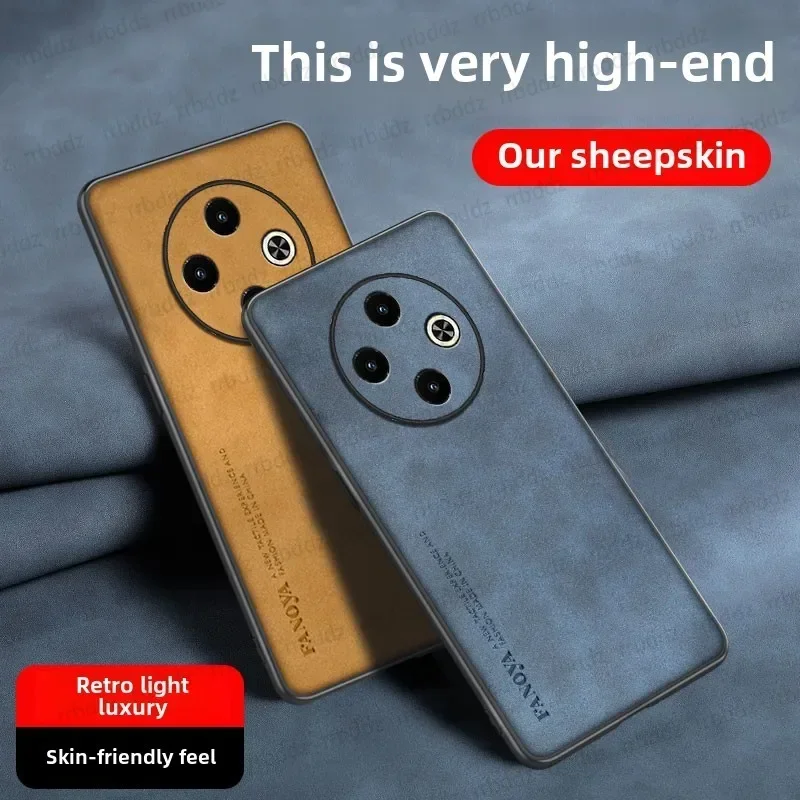 Case for Tecno Spark 30 Luxury Leather Silicone Protection Frosted Phone Cover TecnoSpark30 Coque