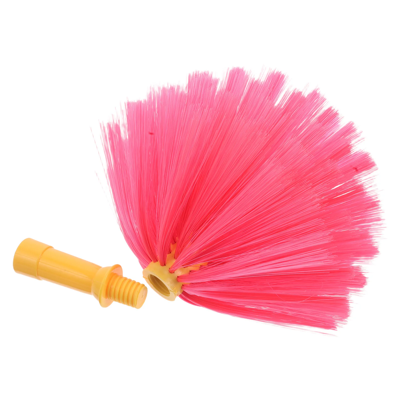 

Spider Web Brush Head Plastic Dusting Attachment for Hard to Reach Areas Cobweb Remover Indoor Outdoor Cleaning Broom