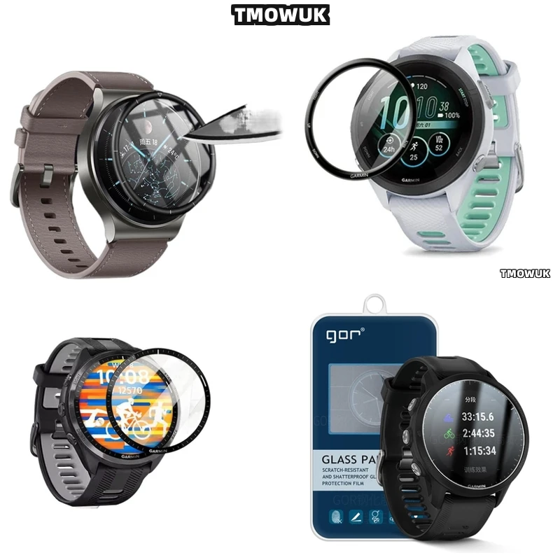 

For Garmin Forerunner 158 165 245 255 255s 265 265s 3D Screen Film Flexible Full Cover Anti - Scratch