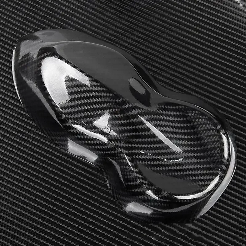 Glossy 6D Black Carbon Fiber Vinyl Wrap Strip Window Trim Car Stickers Motorcycle Car Door Interior Wrapping Film