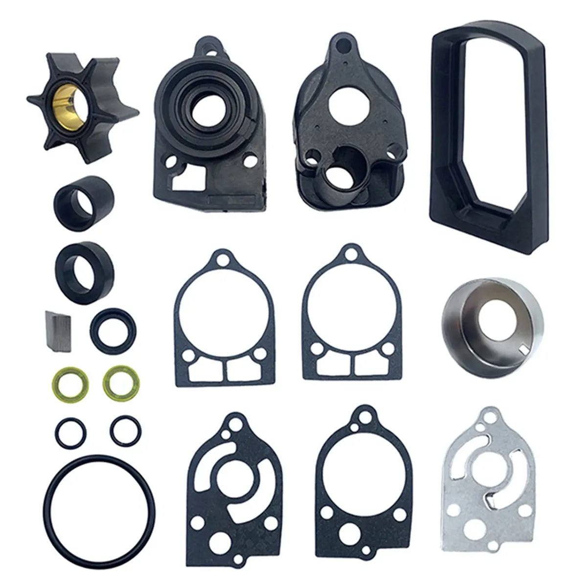 A23Z 46-77177A3 Water Pump Impeller Kit for Mercury 30 35 40 45 50 60 65 70 Outboards Motor 18-3324 47-89983