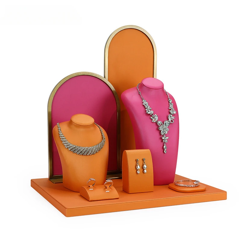 

Necklace Model Jewelry Display Window Figure Neck Jewelry Display Prop Necklace Earring Ring Display