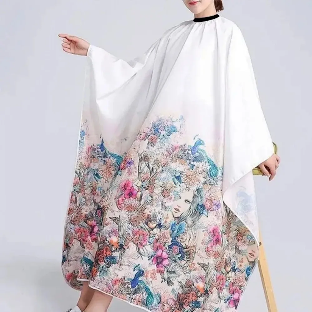 Antistatic Hair Cut Cape Waterproof Lightweight Hair Salon Apron Adjustable Neck Strap Hairdresser Dye Apron Hairdressing Tool