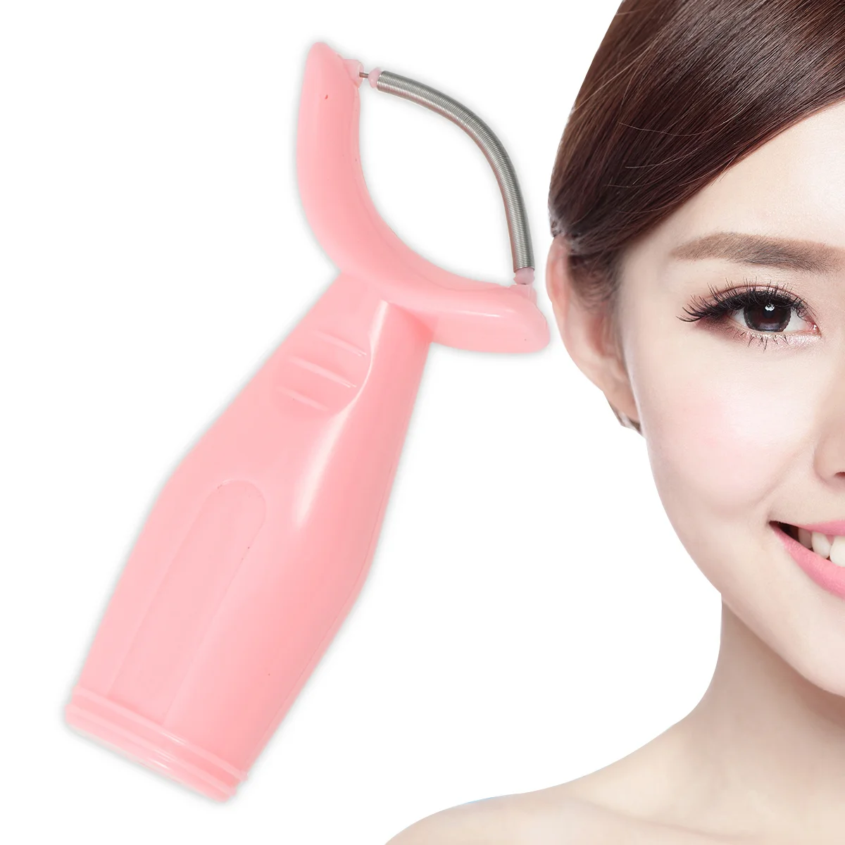 مزيل شعر الوجه الربيع الصلب آلة إزالة الشعر للوجه للجبهة الخدين الذقن الجلد الحساسة خيوط أداة الحلاقة الجمال