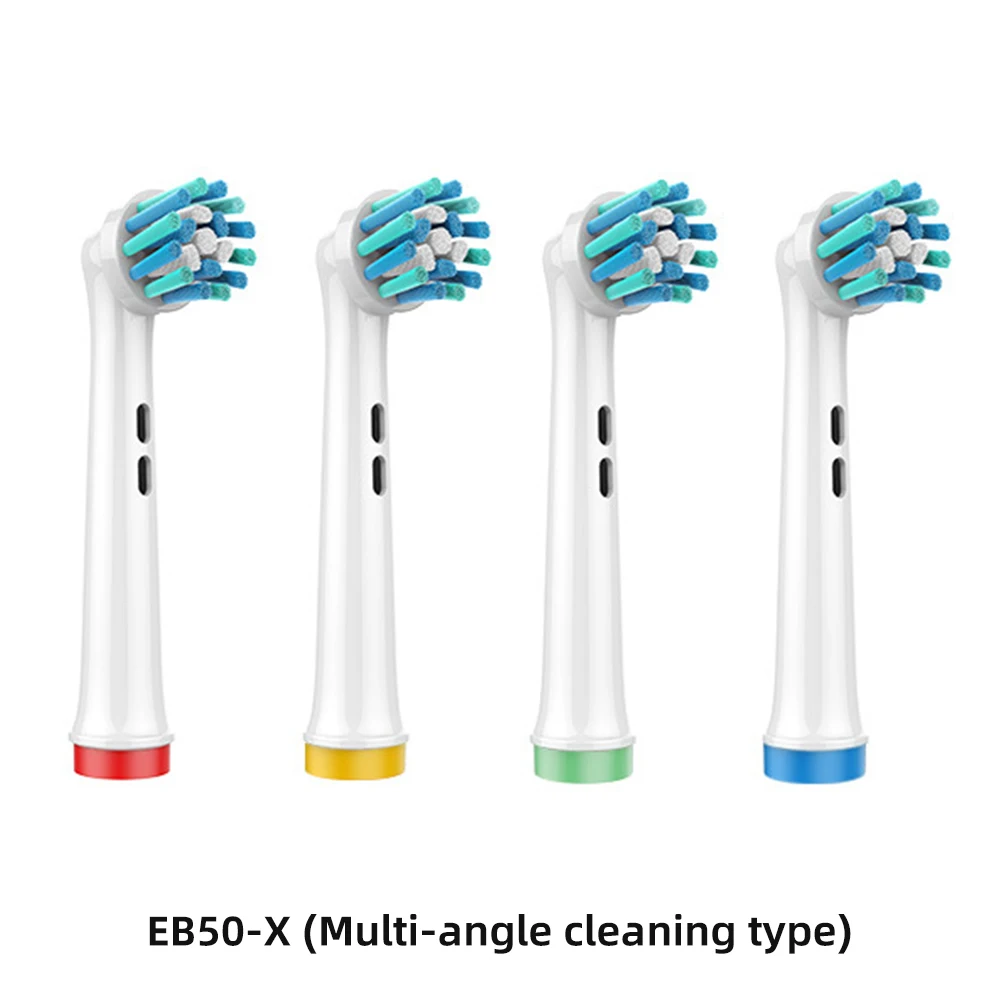 Cabeças de Substituição Escova Elétrica, Multi Angle Cleaning, Escova de Dente para Oral B, Toothbrush Bicos, EB50-X, 8 Pcs, 12 Pcs, 16 Pcs, 20Pcs