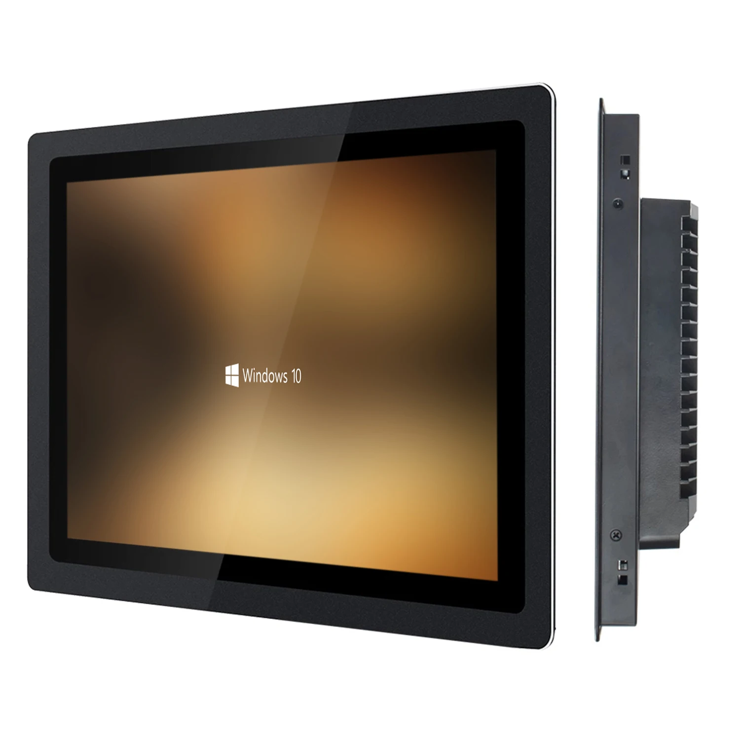 

15.6 inch industrial mini computer all-in-one pc with capacitive touch screen panel pc WiFi RS232 COM for Win10 pro 1366x768