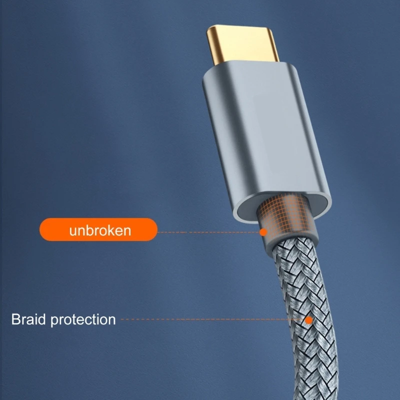 كابل طابعات TypeC USB إلى USB كابل ذكر إلى ذكر استبدال سلك الطابعات