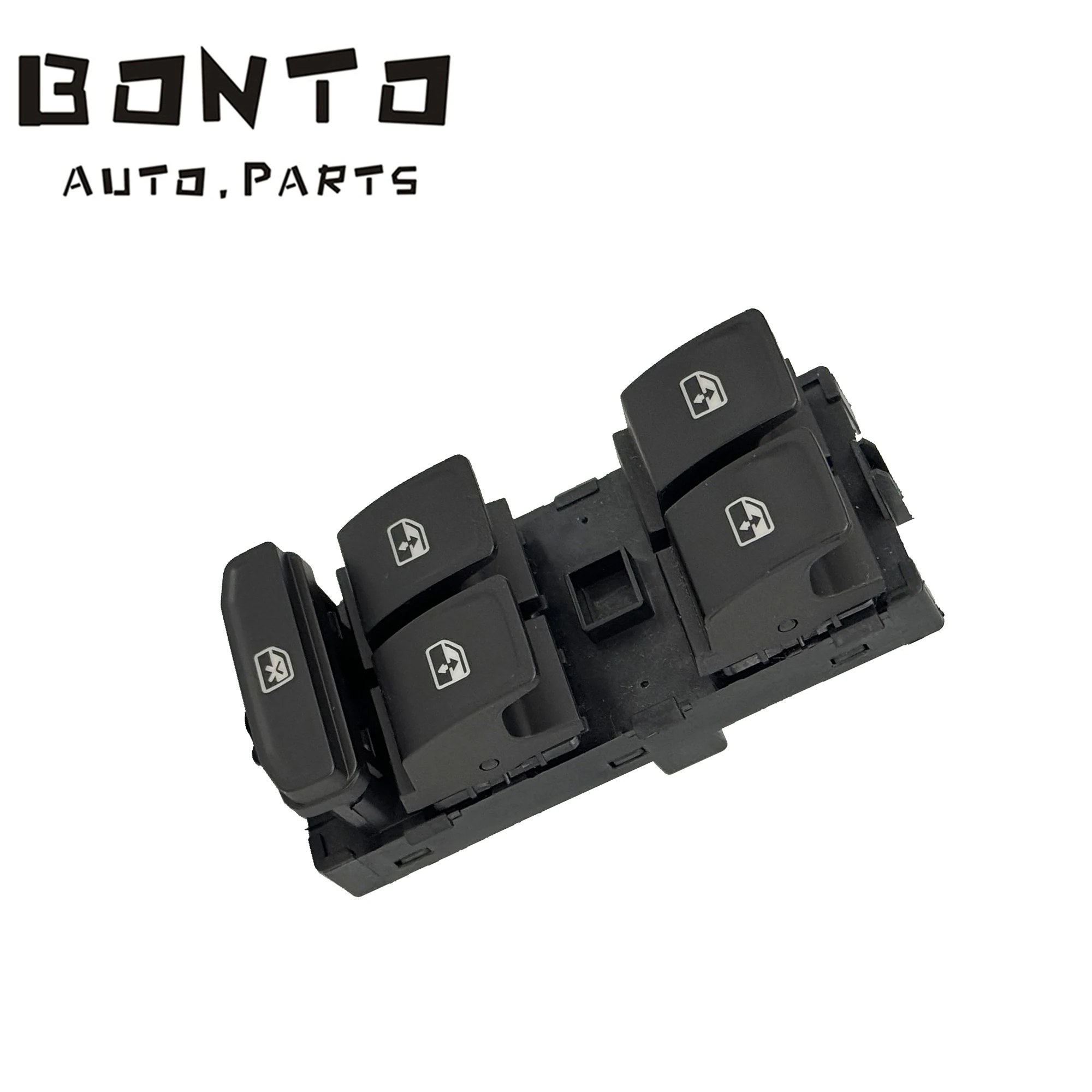 BONTO 5E0959857A 5E0959857E 5ED959857 Power Window Switch Control Button With Chrome For Skoda Octavia Fabia 2013-2018