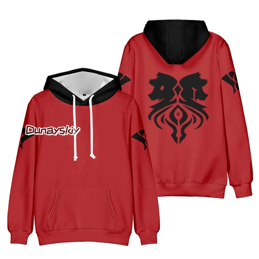 CosplayAnime Aphmau Cosplays هوديس XS-6XL سستة سترة اسكواش هوديس الزي Crewneck سترة ميرش الطفل/الكبار الشتاء العرق