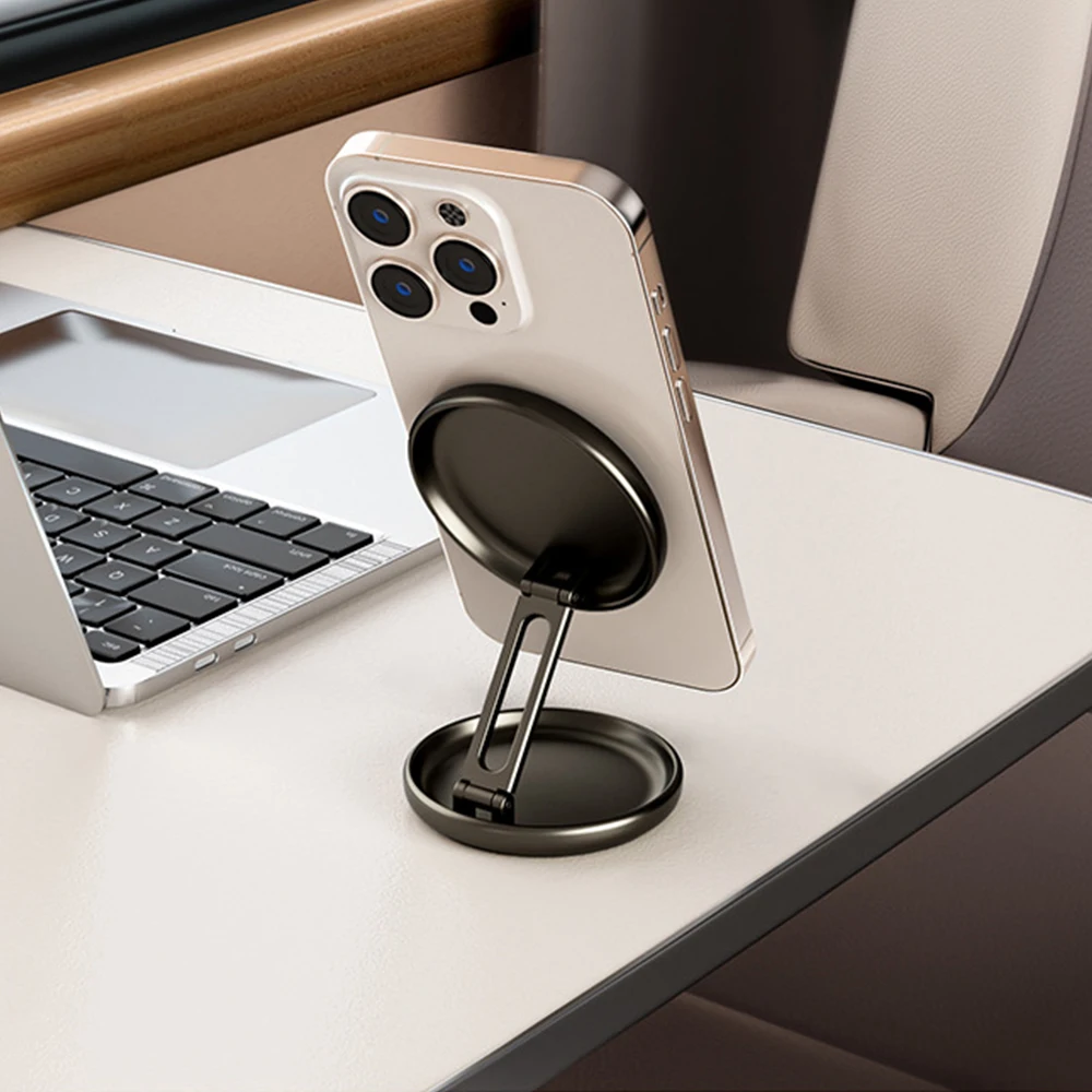 Supporto per tablet magnetico 3 sezioni anello di aspirazione magnetico bifacciale telefono a mano popsocket supporto per iPad Magsafe doppio