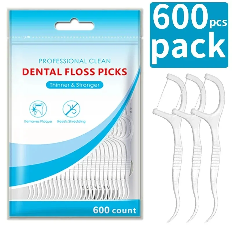 High Elastic Dental Floss Classic Dental Floss Superfine Dental Floss Stick Family Pack Adult Dental Floss Safety Toothpick C751