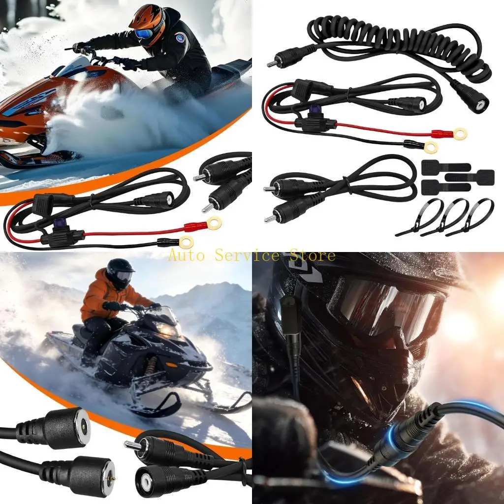 462A Quick Heating Heated Cord Helmet Wire For Cold Weather Riding Sports