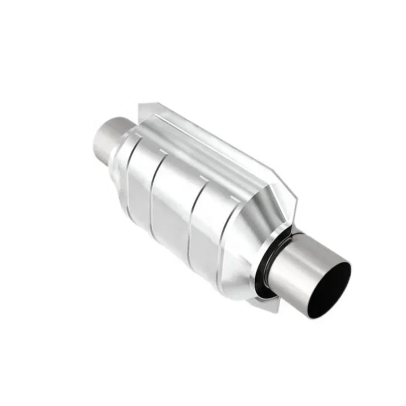 

#High performance universal round spun catalytic converter with 400cpsi 600cpsi ceramic substrate inside