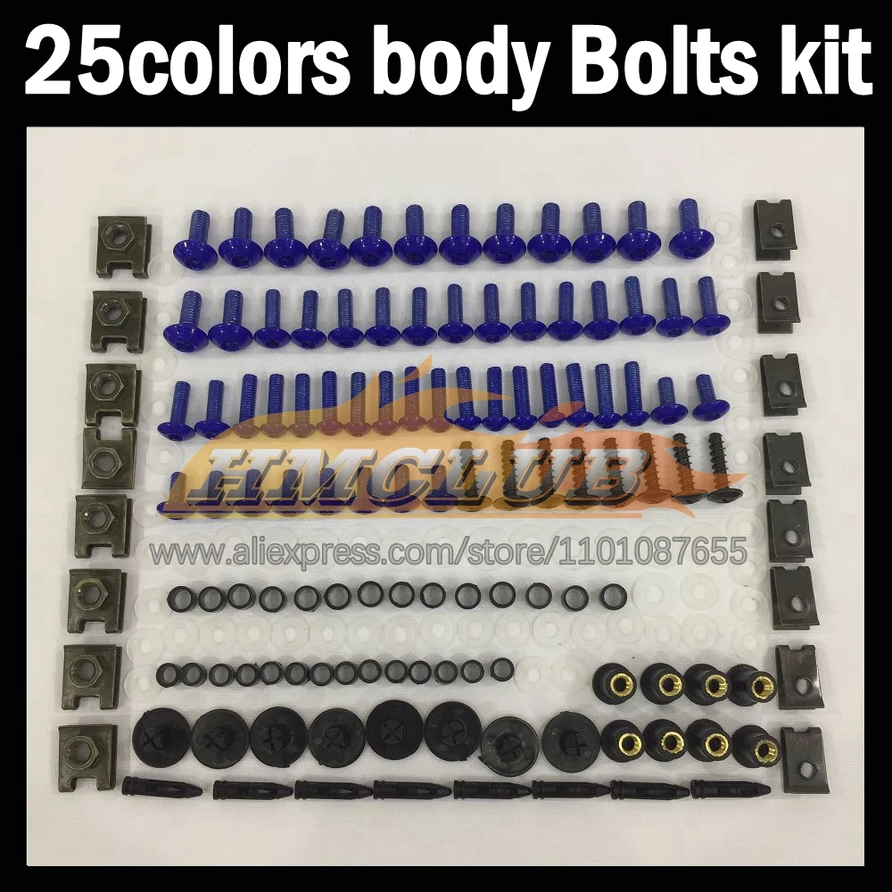 268ps Full Screws Kit Body bolt For BMW S 1000 S1000 RR 1000RR S1000-RR S1000RR 17 18 2017 2018 17-18 Fairing bolts screw NutS