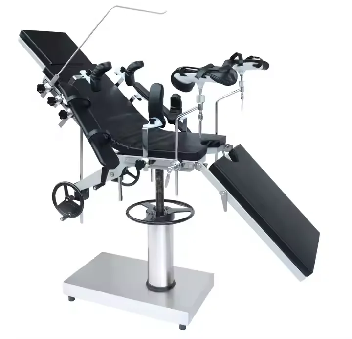 China  Manual Multi Functional Medical Surgical Operation Table in Stock