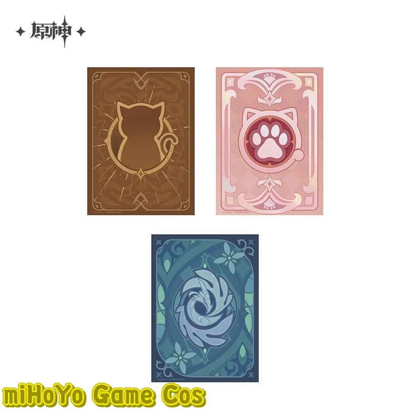 

[Подлинная] игра Genshin Impact Genius Invokation TCG художественный держатель для карт косплей настольный защитный чехол для игровой карты мультяшная анимация