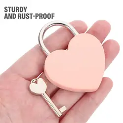 Padlock Locks Locksmall Keys Padlocks Love Heart Suitcase Mini Locker Book Backpack Diarykeyed Bridge Baggage Engraved Luggage