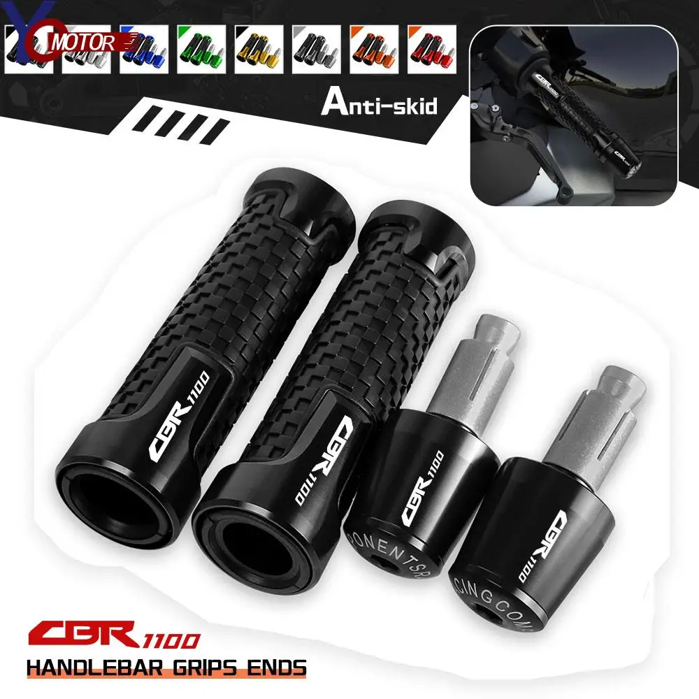 

FOR HONDA CBR1100 1997 1998 2000 2001 2002 2003 2004 Motorcycle Accessories handlebar Grips Handle Bar Ends Plug Aluminum Parts