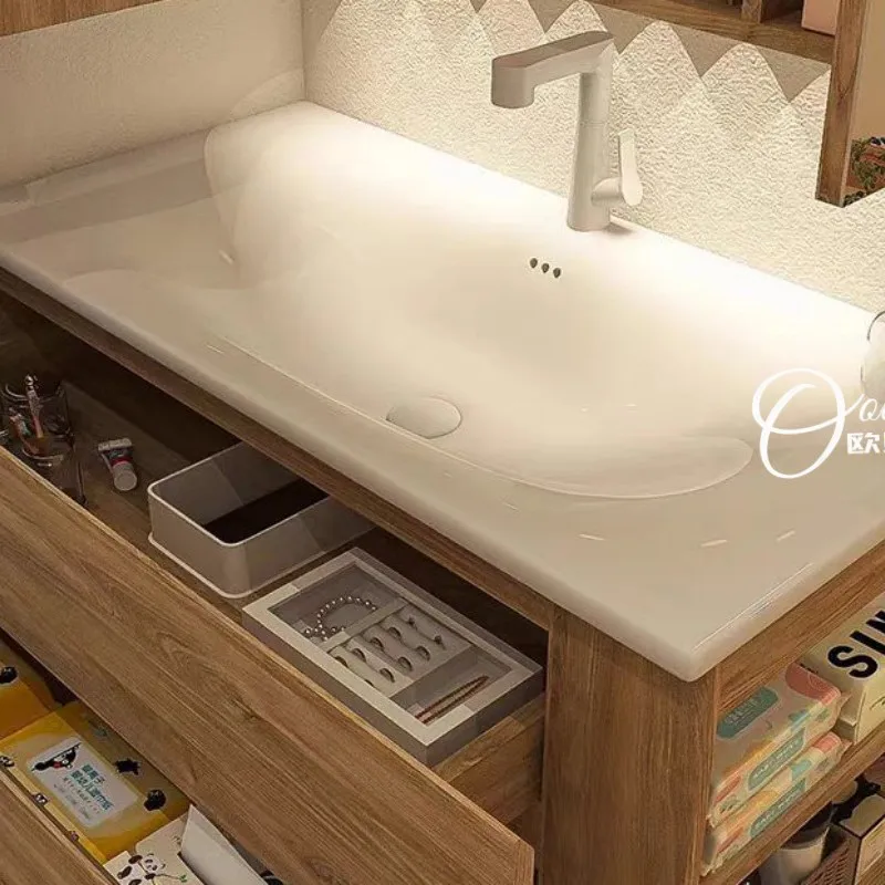 Ceramic basin without faucet hole Oval single basin wash basin Cutting sink