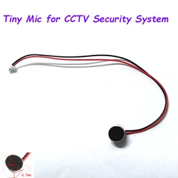 CCTV Security System Tiny Microphone High Sensitivity Audio Pickup Device Input Mic For CCTV Security IP POE Camera