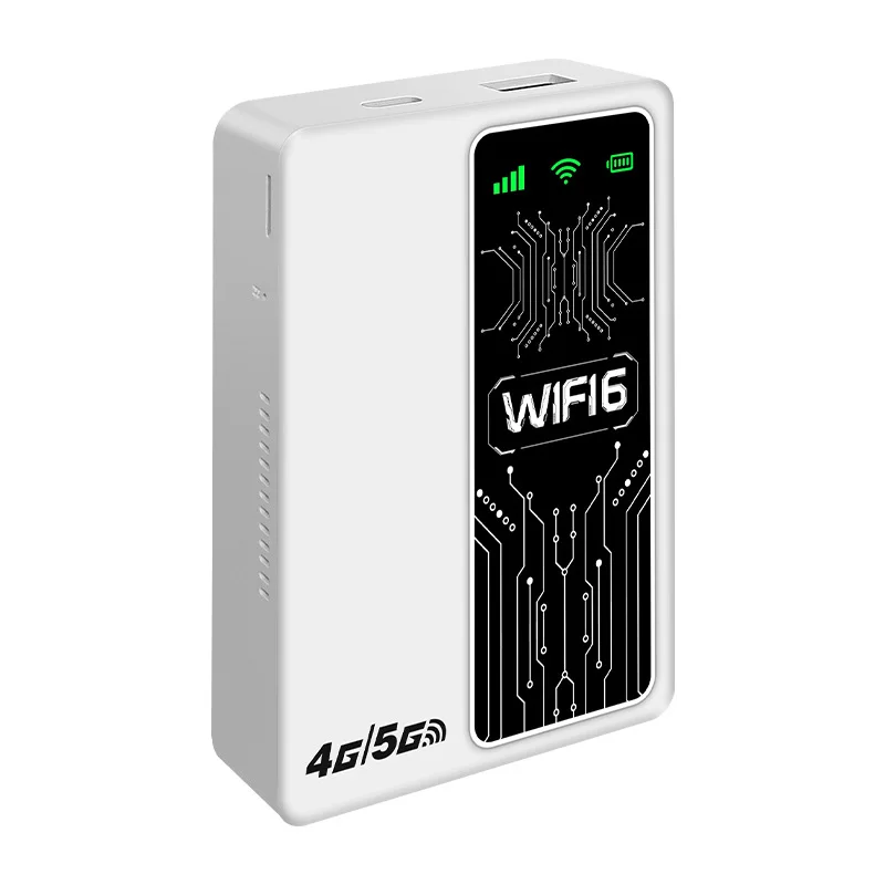 

4G wireless portable LTE router WiFi power bank 2-in-1 portable wifi router