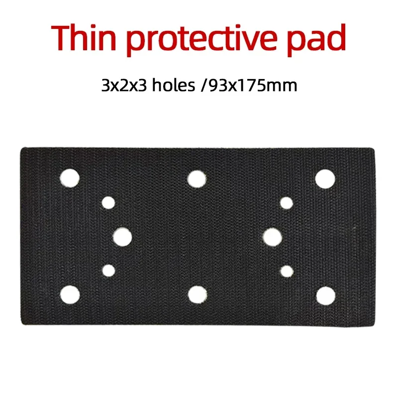 Protection Cushion Tray Sponge Abrasive Pad For FESTOOL Car Dry Grinder Cushion 93×175mm Rectangular Sandpaper Machine