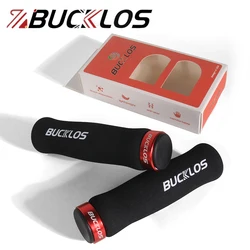 BUCKLOS Mountain Bike Sponge Grips Shock-Absorption Lockable MTB Handlebar Grips Biycle Handlebar Cuffs Cycling Accessories