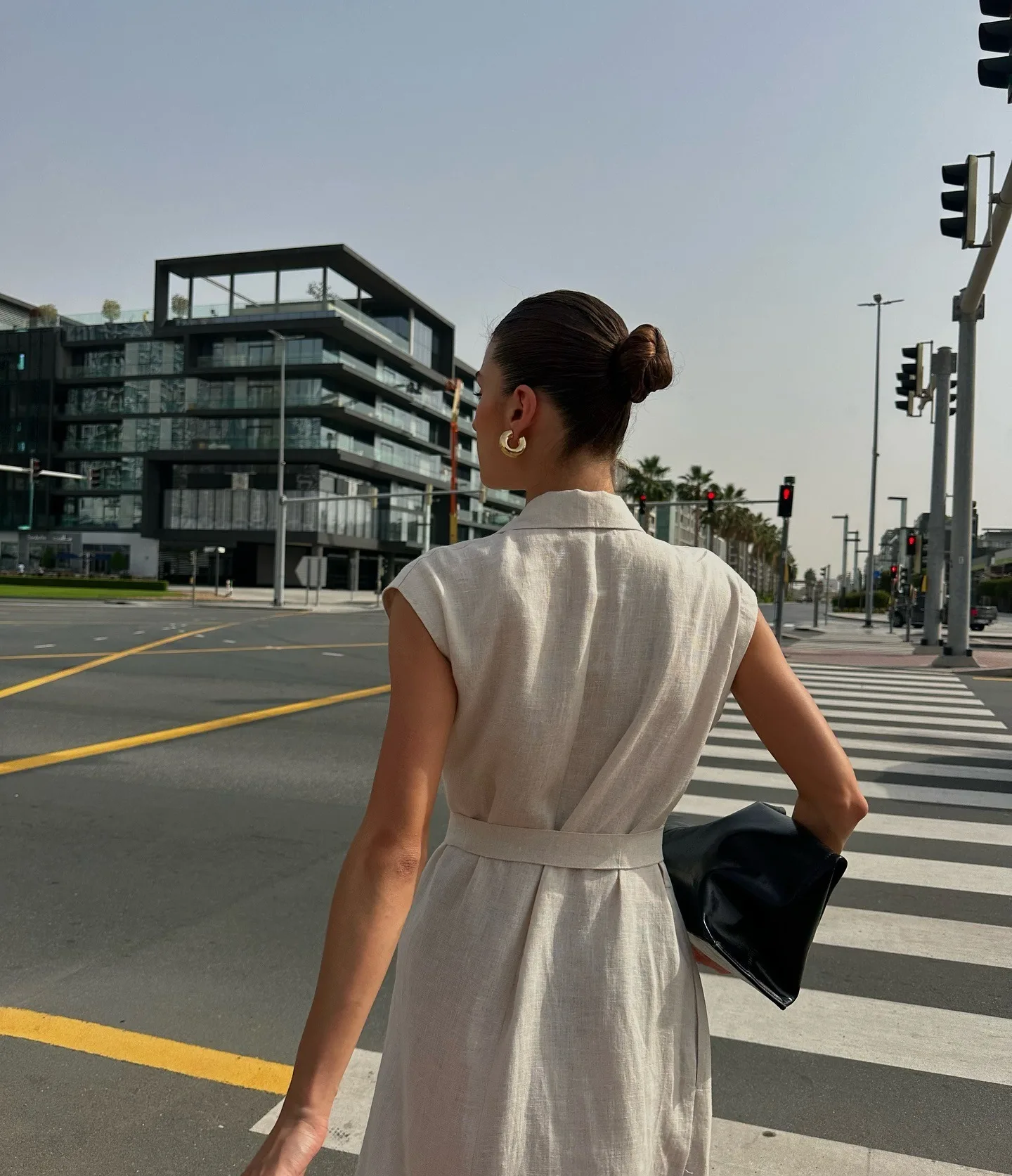 Bornladies 2026 Frühjahr Sommer Neues Ärmelloses Hemdkleid für Damen, Elegantes Lässiges Maxikleid mit Kragen und Taillenband – Detail 22