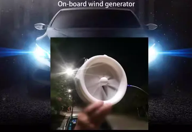 Outdoor Generator USB Charger Dual Purpose Hydroelectric Generator Wind Driven Generator DIY Household 12V Turbine Generator