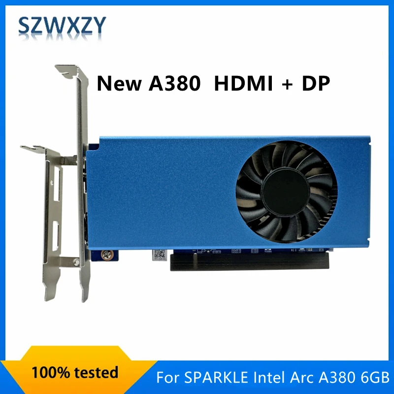 New Original For SPARKLE Intel Arc A380 Pioneer 6GB Graphics Card