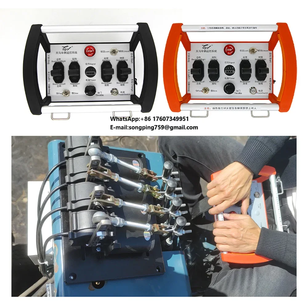 Professional Wholesale 4 5 6 7 8 Way Wireless Proportional Remote Control Radiocomando Per Gru for Heavy Lift Cranes and Marine