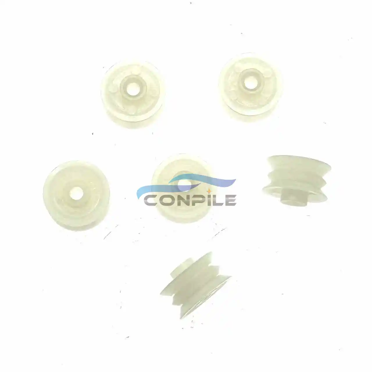 6pcs 9mmx2mmx6.5mm motor pulley double-layer motor wheel for cassette deck tape recorder audio player