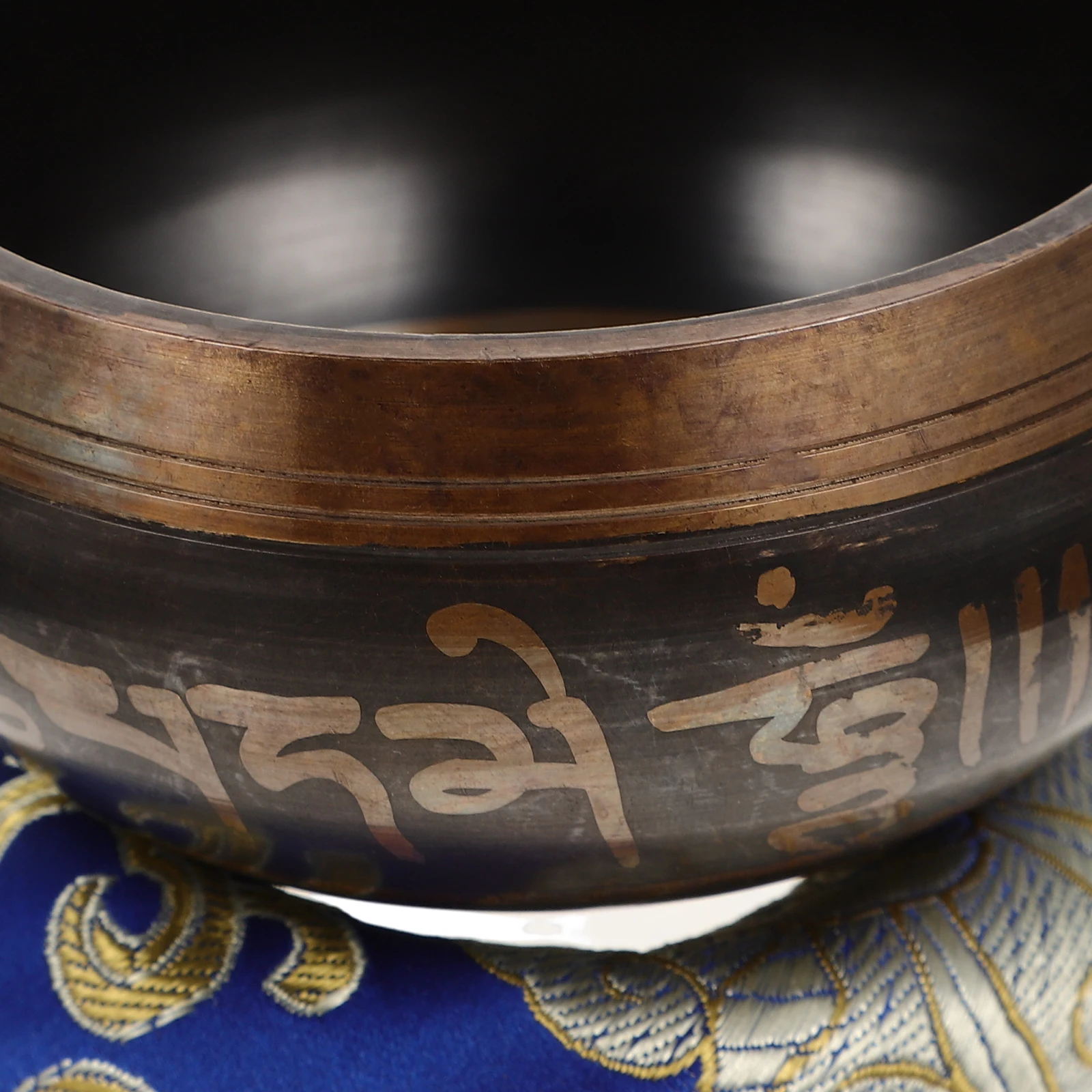 

Copper Singing 8cm H Meditation Singing Bowl made Nepal Buddha Sound Bowl Yoga Meditation Kitchen Accessories Set