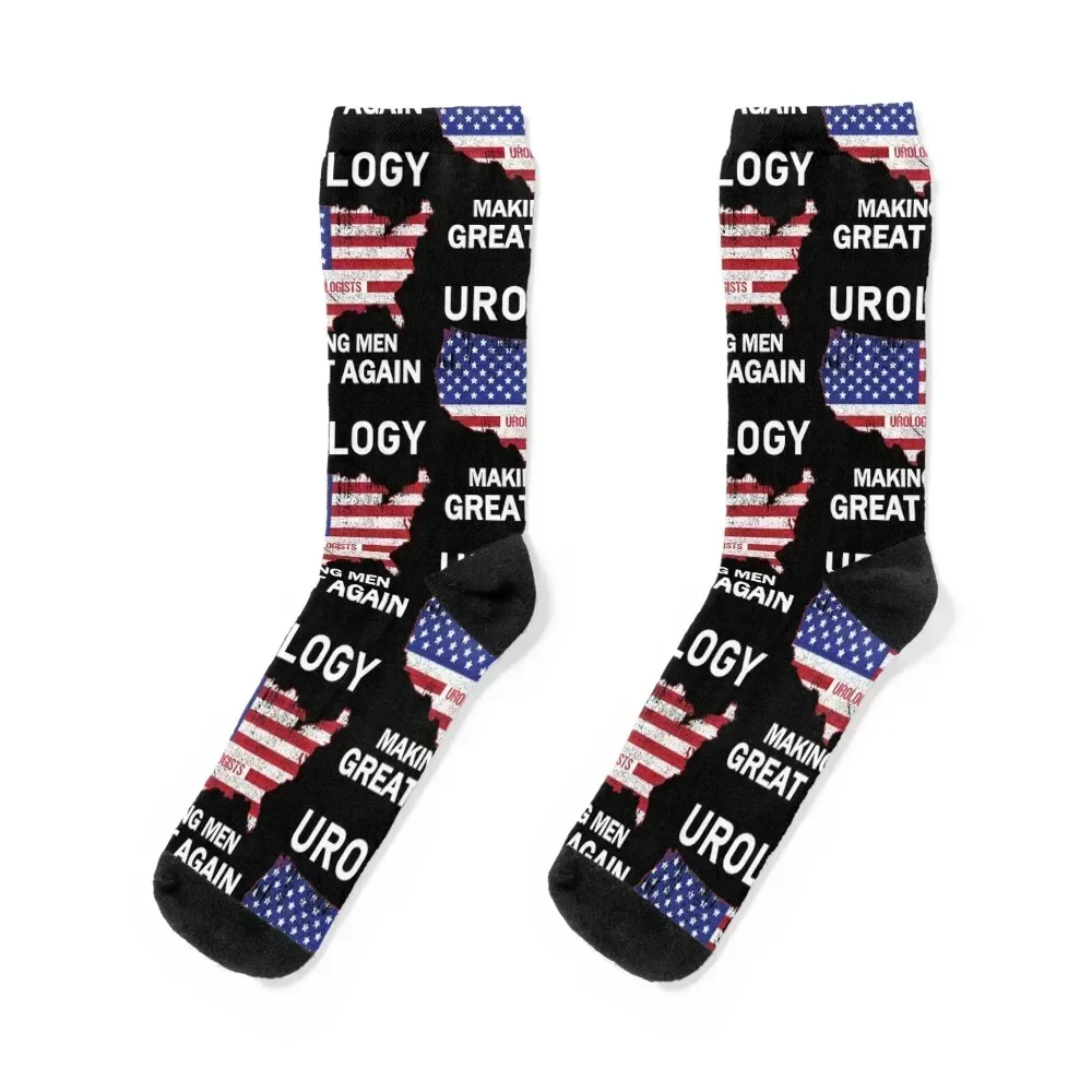 

Urology Making Men Great Again Urologists USA Flag Gift Ideas for Urologist Professionals Urology Doctors Nurses Teachers Socks